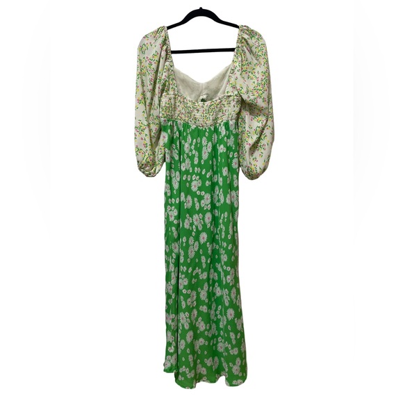 RIXO X Target Green Daisy Midi Dress - Picture 5 of 11